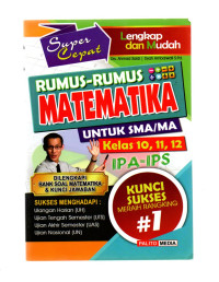 Image of PINTAR RUMUS RUMUS MATEMATIKA